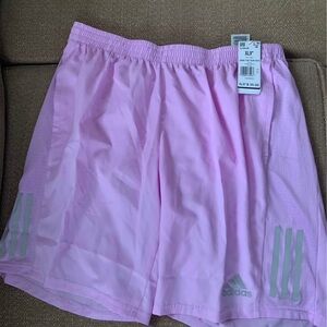 Adidas Women's Light Pink Athletic Shorts